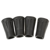 4 pcs Replacement Rubber Tips End for Hiking Stick Walking Trekking Poles 4cm