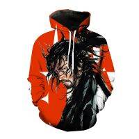 Vagabond Hoodies อะนิเมะการ์ตูน3D พิมพ์ลายสตรีทเสื้อเชิ้ตผ้าสเวตเสื้อฮู้ดผู้ชายซามูไรญี่ปุ่นผู้หญิงฮาราจูกุเสื้อโค้ทเสื้อผ้า