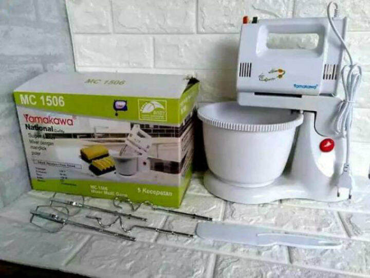 Mixer Tangan Mesin Pembuat Bolu Merk Yamakawa National Warna Putih MC