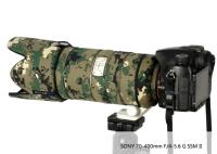 ROLANPRO อุปกรณ์ป้องกันเลนส์สำหรับ SONY 70-400Mm F/4-5.6G SSM II เคสป้องกัน70-400ลายพรางผ้าแขนที่บังฝน S