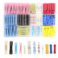 360PCS Solder Sleeve Heat Shrink Wire Butt Connector Insulated Electrical Cable Crimp Terminals Connector Assorted Set Electrical Circuitry Parts