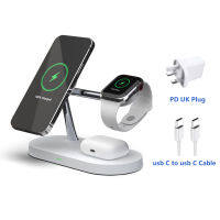 Amsengo 3 in 1 Magnetic Wireless Charger for iPhone 12 Pro Max Mini Chargers for Apple Watch 6 SE Airpods Pro 2 Charging Holder