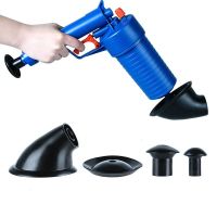 High Pressure Pipe Dredger Pump Hand Tool Hair Clog Remover Clean for Toilets Bathroom Sink Sewer Dredge Plunger Cleaner Unclogs Traps Drains