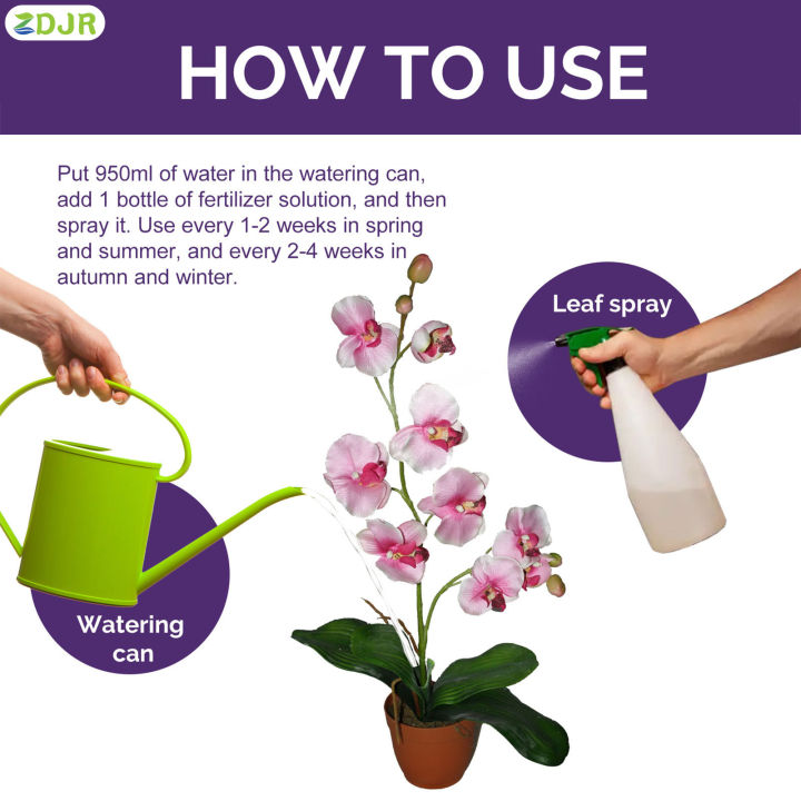 zdjr-กล้วยไม้เจริญเติบโตสารอาหารบำรุงดอกไม้ส่งเสริมการแก้ปัญหาธาตุอาหารสำหรับพืชสวนเรือนกระจก