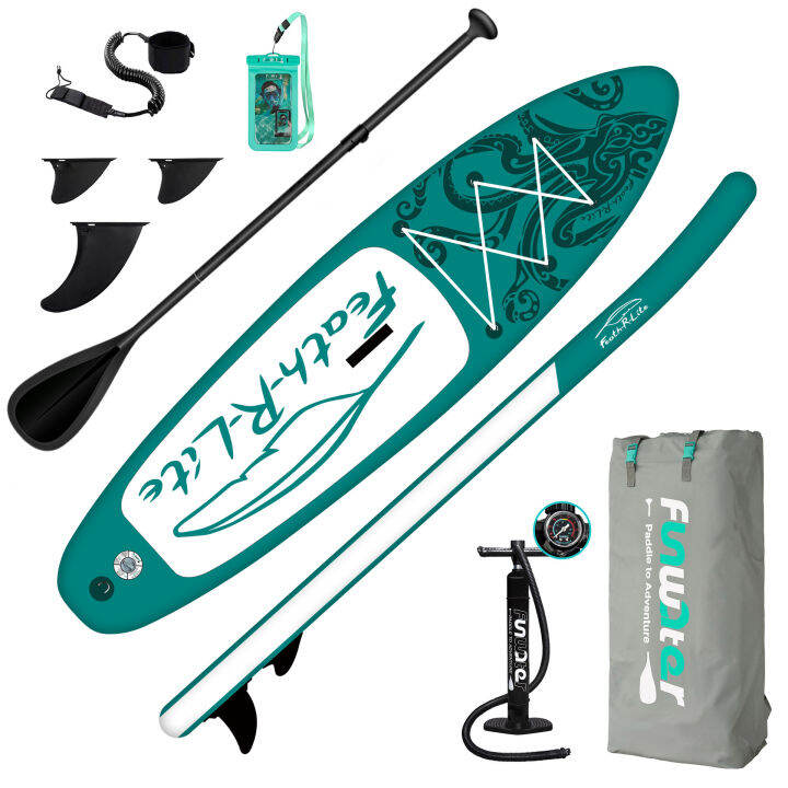 surfboard-พร้อมส่งในไทย-บอร์ดเป่าลม-บอร์ดยืนพาย-ขนาด-320-ซม-sup-board-paddle-board-พร้อมไม้พาย-และ-อุปกรณ์บอร์ดเป่าลมสําหรับเล่นเซิร์ฟ-ซับบอร์ด