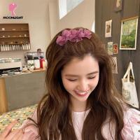 DKIEWQ หอมหวาน น่ารักดี เรียบหรู สีทึบ กิ๊บติดผม หญิง สาว ผ้าโพกศีรษะ ตาข่าย Barrettes สไตล์เกาหลี กิ๊บติดผมผู้หญิง อุปกรณ์ตกแต่งผม โบว์ Duckbill คลิป