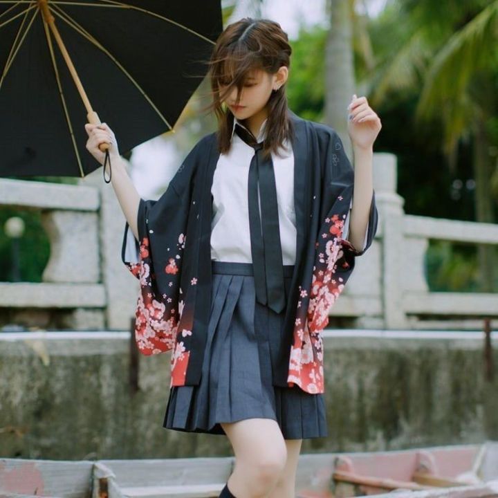 เสื้อคลุมกิโมโน-เสื้อกิโมโน-เสื้อคลุม-เสื้อญี่ปุ่น-กิโมโน-l836