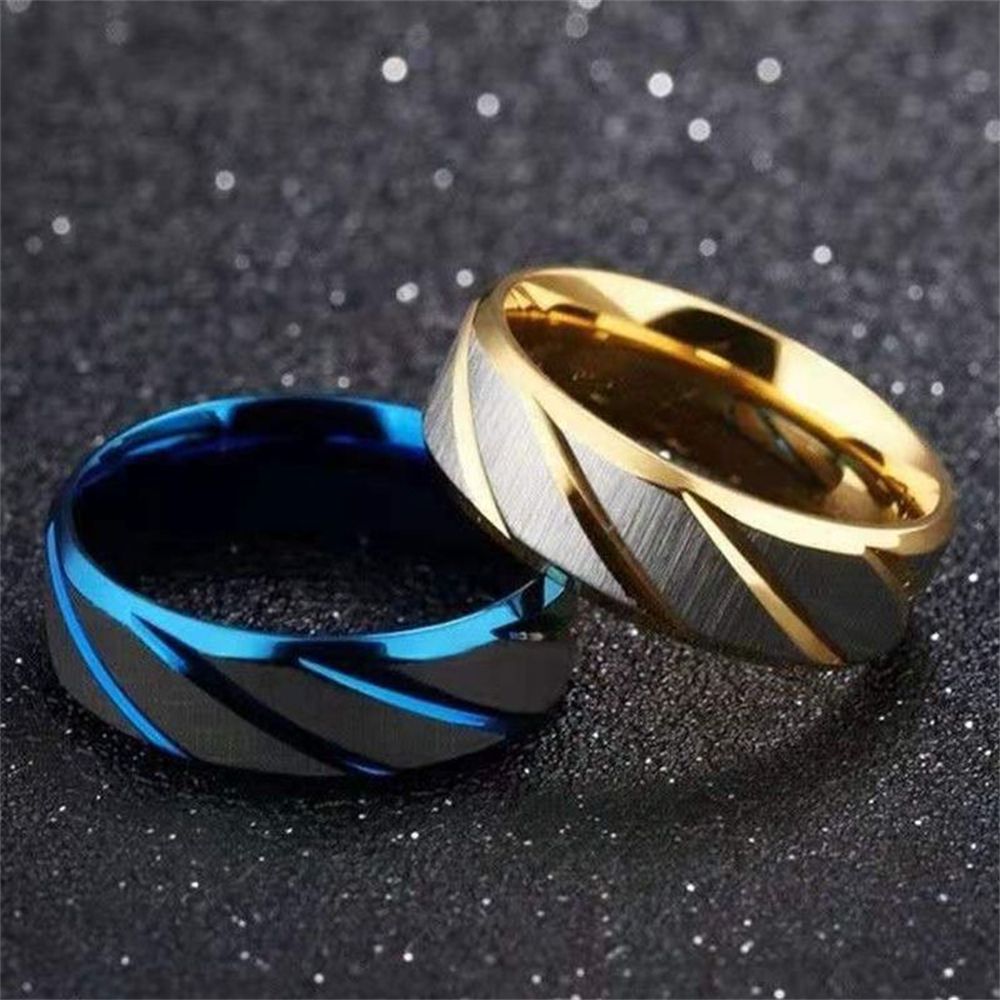 Titanium Steel Ring Mirror Polishting Ring Engagement Wedding Promise Ring for Fashion Wedding Party Jewelry 
