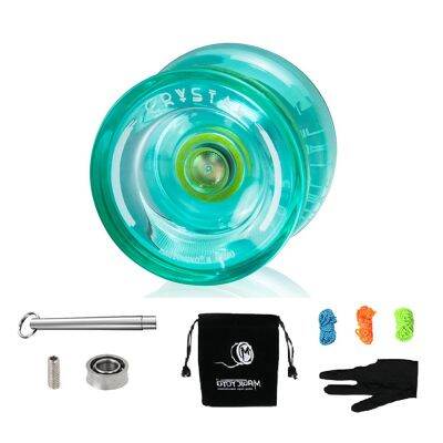 MAGICYOYO K2P Responsive ABS Yoyos for Kids Beginner Yoyo with Gloves Short Puller Rope Storage Bag