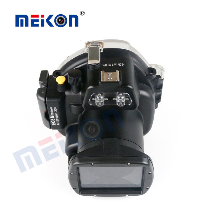 seafrogs-amp-meikon-กันน้ำ40เมตรเคสกล้องมืออาชีพ-เคสกล้องสำหรับดำน้ำสกูบาเคสสำหรับถ่ายภาพ-canon-eos-m-eos-m-ii-eos-m-iii-18-55มม