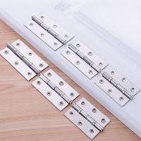 1/2/3Pcs Stainless Steel Flat Hinge Cabinet Door Connector 2inch 2.5inch 3inch Windows Wooden Box Mini Hinges