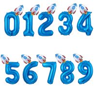 【cw】 2pcs Outer 30inch Number Balloons Foil Birthday Decorations Kids Globals 【hot】