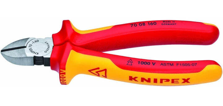 KNIPEX - 70 08 160 SBA Tools - Diagonal Cutters, 1000V Insulated (7008160SBA)