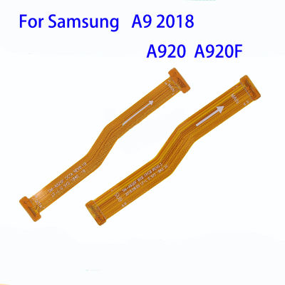 สำหรับ Samsung Galaxy A7 A9 2018 A750 A920 A750F A920F บอร์ดเมนบอร์ดหลักเชื่อมต่อจอแอลซีดี USB ริบบิ้นหน้าจอสายเคเบิลงอได้ดิ้นเข้ากันได้