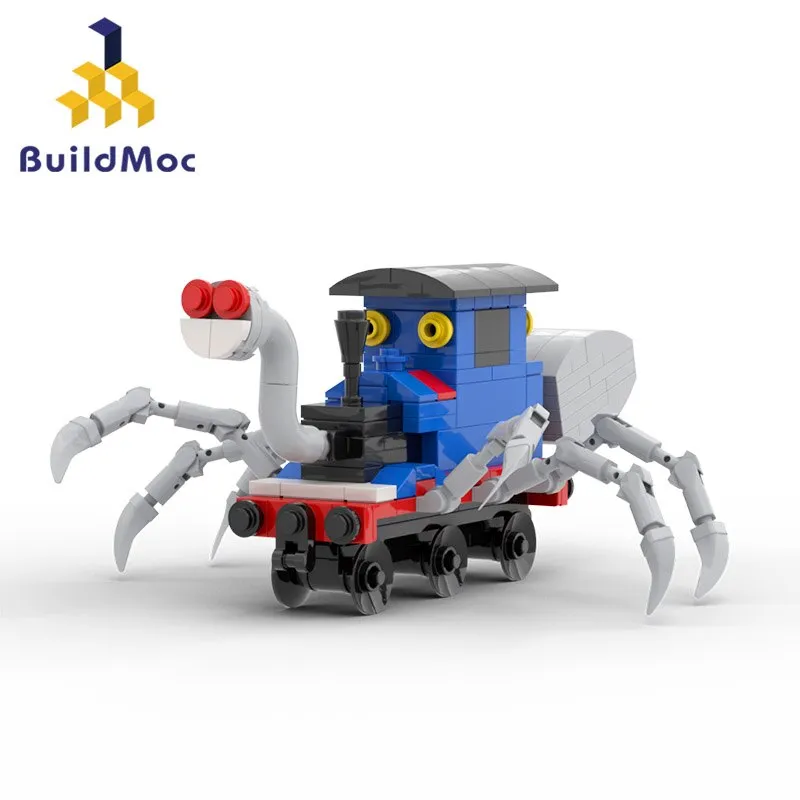 Choo-Choo Charles Building Blocks Horrors Jogo Aranha Trem Animal Figuras  de Ação Tijolos Compatível Legomonster