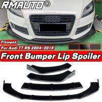 RMAUTO ชุดตัวแยกกันชนหน้ารถ TT RS 3ชิ้น,กันกระแทกกระจายแสงสปอยเลอร์สำหรับ Audi TT RS 2004-2019