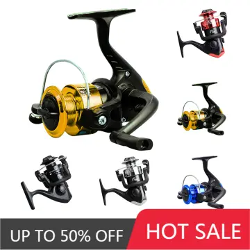Fishdrops Fishing Reels Spinning, Lightweight Saltwater Spinning Reel, 15.5  LBs Max Drag, 5.1:1/5.5:1 High Speed Ultra Smooth Powerful with CNC  Aluminum Spool Spinning Reels Freshwater(Black/Gold)