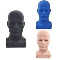 Male Mannequin Head Professional Manikin Head for Display Wigs Hats Headphone Display Stand