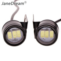 Janedream 2 ชิ้น LED รถจักรยานยนต์ H andlebar สปอตไลไฟหน้าขับรถแสงไฟตัดหมอกสีขาว