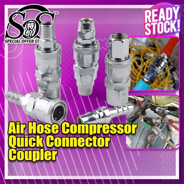 1/4 3/8'' 1/2 PH SH Air Hose Fitting CTYPE Air Compressor Hose Quick