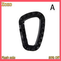 Zozo ✨Ready Stock✨ ยุทธวิธีกลางแจ้ง carabiner Hook กระเป๋าเป้สะพายหลัง D BUCKLE camping อุปกรณ์ปีนเขา