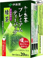 พร้อมส่ง หมดอายุ 02/2024 ชาเขียวญี่ปุ่นพรีเมี่ยม ซองปิรามิด 20 ถุง Itoen Japanese Green Tea