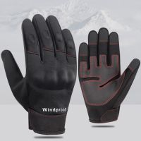 Motorcycle Riding Touch Screen Gloves Thermal Waterproof Wear resistant Full Finger Mittens for Mountain ATV Scooter