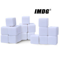 10pcspack New Acrylic 16mm White Blank Dice Teaching Props Game Accessories Mathematical Tools Square Corner