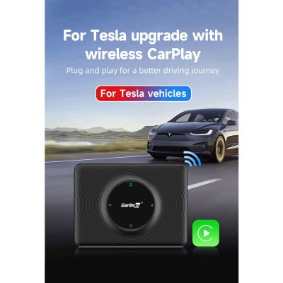 T2c CarlinKit 4 OTA กล่องอะแดปเตอร์อัพเกรด บลูทูธไร้สาย WIFI สําหรับ Tesla Model 3 X Y S 5G WIFI