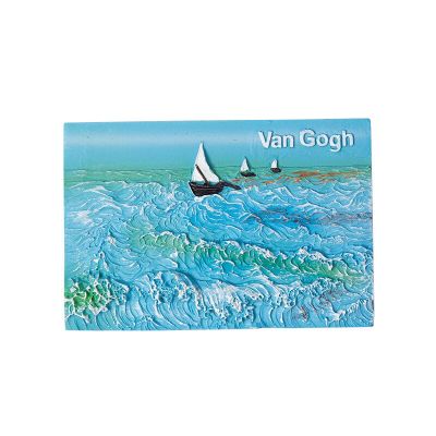 Van Gogh Art สติกเกอร์ติดผนังแม่เหล็กติดตู้เย็นลายท้องฟ้าเต็มไปด้วยดวงดาวตกแต่งสติ๊กเกอร์ตู้เย็น3มิติสติกเกอร์ติดผนังส่วนตัวบนเว็บคนดังตกแต่งบ้าน BXT3816ตู้เย็น