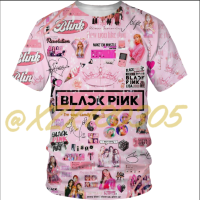 stock （xzxin 31th）(all xzx180305)Hot Sale Summer New Pop Music Combination BLACK-PINK 3d Printing T-shirt Unisex Casual Fashion Round Neck Short-sleeved T-shirt Hip Hop Cool Street Style T-shirt 15