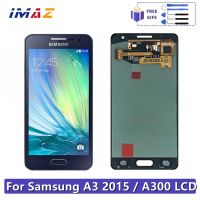 4.5 "จอ LCD สำหรับ SAMSUNG Galaxy ปรับแต่งความสว่าง A3หน้าจอดิจิตอลสัมผัสหน้าจอ LCD 2015สำหรับซัมซุง A300 A300F จอแสดงผล A300M