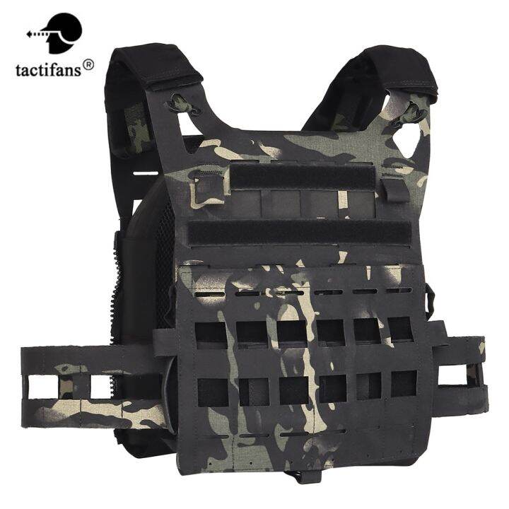 Military Molle Combat Assault Plate Carrier Lightweight Vest Spc Quick Detach Armor Mesh Airsoft