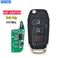 YOUBBA 2015-2019สำหรับ Ford F250 F350 F-450 F-550 Explorer Ranger STX ASK 315MHz Chip Remote Key FCC ID: F150