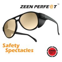 ORN แว่นเซฟตี้ นิรภัย Safety-Side Guard ZEEN PERFECT ทรง Aviator ผ่านมาตราฐาน ANSI Z87.1 American Standard มีกระบังข้างUV400