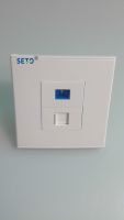 ✺☃✜ SeTo 86 Type Optical SC RJ45 Cat6 Network Wall Plate Socket Keystone Faceplate