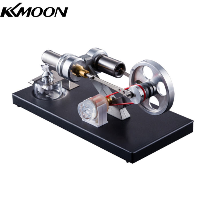 kkmoon-มอเตอร์ของตกแต่งงานปาร์ตี้ขยับลมร้อนพร้อมเครื่องกำเนิดไฟฟ้าไฟ-led-4ชิ้นเครื่องช่วยในการสอนของเล่นเพื่อการศึกษาฟิสิกส์
