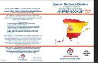 SPANISH SENTENCE BUILDERS:  ANSWER BOOK- Beginner to Pre-Intermediate- GE 9783949651021