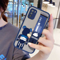 UCUC เคสโทรศัพท์เคสสำหรับ Xiaomi POCO M3ปลอกกันกระแทก Frosted กลับ Pepsi กระเป๋าหมีเคสใส่โทรศัพท์ Soft Edge Full ฝาครอบเลนส์ป้องกันเลนส์ Ultra Thin (สายรัดข้อมือ) โทรศัพท์กรณี