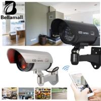 Bellamall: กล้องสำหรับมืออาชีพกล้องถ่ายกลางแจ้งจำลองในร่ม LED ปลอมกระพริบสำหรับการเฝ้าระวังในกล้อง CCTV รักษาความปลอดภัย