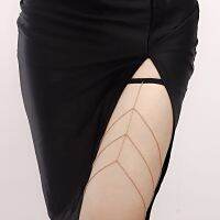 【CW】⊕☼  Fashion Multi-layer Chain Thigh for Gold Color Punk Star Jewelry Gifts 2022