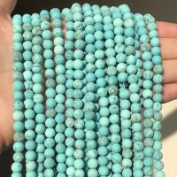 Polish Round Matte Frosted Blue Turquoises Natural Stone Beads Amazonite Watermelon Loose Beads for Bracelet Jewelry Making 15 39; 39;