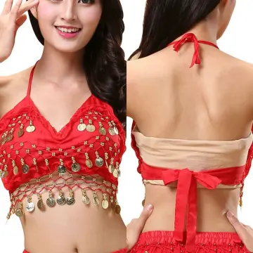 Tassel Sequin Belly Dance Bra For Thailand/India/Arab Dance Wear