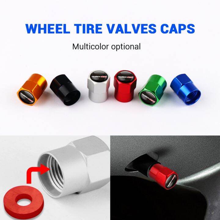 Car Wheel Tires Valve Stem Cap Airtight Covers for Honda CRV Mugen
