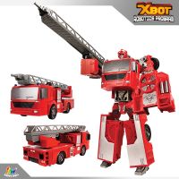 Transformation Toys-X-BOT รถดับเพลิง-รถดับเพลิงกู้ภัยพร้อมบันไดของเล่นของขวัญที่ดีที่สุดสำหรับเด็กผู้หญิง