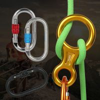 Metal Climbing Heavy Duty O Nonslip Mountaineering Carabiners Accessories