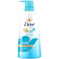 LeeMart ยาสระผม โดฟ Dove 430ML แชมพู บำรุงเส้นผม โด๊ฟ ยอดนิยม รุ่น ขวดปั๊ม สระโดฟ ไมเซล่า สีฟ้า 430 มล.