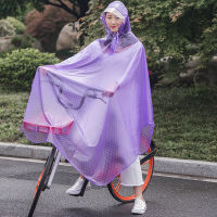 Single Double Raingear Transparent Bicycle Motorcycle Raincoat Windproof Moto Rain Poncho Impermeable Clear