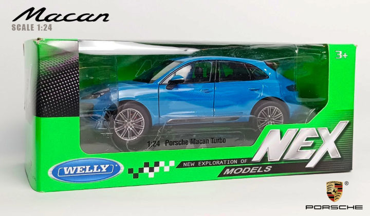 โมเดลรถพอร์ช-porsche-macan-turbo-scale1-24-welly-โมเดลรถเหล็กพอร์ช