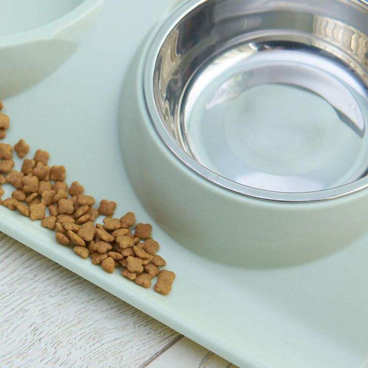 dual-bowl-design-stainless-steel-dog-cat-puppy-feed-food-water-dish-pet-supplies